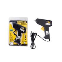 Pistola de Cola Quente Pequena Bivolt 8W Preta