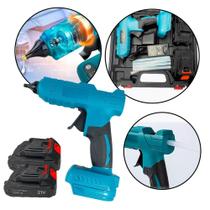 Pistola de Cola Quente Profissional Luatek + 6 Bastões