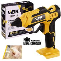 Pistola de Cola Quente Sem Fio 20v Bastão 10 a 12mm 190 WBR