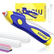 Pistola de Cola Quente Sem Fio DOINOW - Aquecimento Rápido em 6s com 30 Bastões Pistola de Cola Quente Sem Fio DOINOW - Aquecimento Rápido em 6s com 30 Bastões