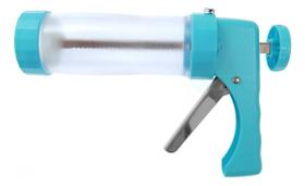 Pistola de confeiteiro decoração de bolos 16 moldes de biscoito e 6 bicos de confeitar