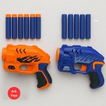 Pistola de Dardos Espuma Max Shot Longa Distância c/6 Dardos 4380 - Ark Toys Pistola de Dardos Espuma Max Shot Longa Distância c/6 Dardos 4380 - Ark Toys