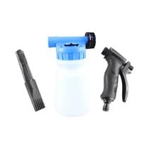 Pistola De Espuma Ajustável Para Lavagem De Carro, 1l, Sabão, Shampoo, Pulverizador, Pote De