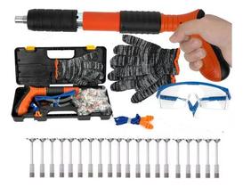 Pistola De Fixação De Ação Direta Finca Pinos +20 Pinos Luva