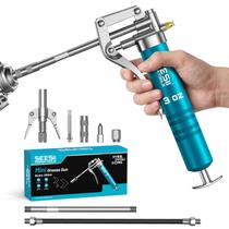 Pistola de Graxa Seesii GR04K 3 oz 4000 PSI Kit Portátil Pistola de Graxa Seesii GR04K 3 oz 4000 PSI Kit Portátil