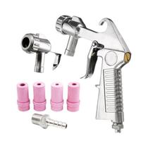 Pistola De Jateamento De Areia Abrasiva Com Pontas De Bicos De Cerâmica Kit De Ferramentas De