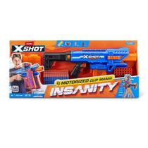 Pistola de Juguete XSHOT Insanity Lanzador Motorizado con Cargador y Alcance de 30 m