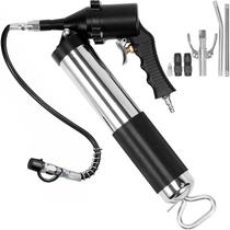 Pistola de lubrificação VEVOR 6000PSI operada a ar com carga de 400 mL + acesso. Pistola de lubrificação VEVOR 6000PSI operada a ar com carga de 400 mL + acesso.