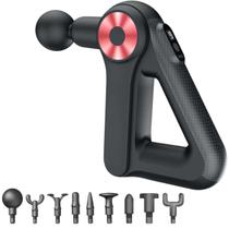 Pistola de Massagem 9 Ponteiras Profissional Gun Massageador