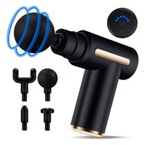 Pistola De Massagem Com Vibração Profunda Para Relaxamento e Bem-Estar