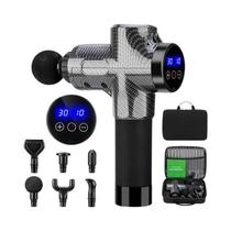 Pistola De Massagem Elétrica De Percussão Para Relaxamento Muscular Profundo Alívio Da Dor Pistola De Massagem Elétrica De Percussão Para Relaxamento Muscular Profundo Alívio Da Dor