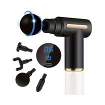 Pistola De Massagem Elétrica Unissex Com 99 Níveis De Relaxamento Muscular Profundo, Massageador