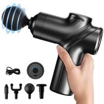 Pistola de massagem LEERCON Deep Tissue Portable Electric Black