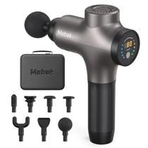 Pistola de massagem Mebak 3 de percussão muscular de tecidos profundos com 7 cabeças Pistola de massagem Mebak 3 de percussão muscular de tecidos profundos com 7 cabeças