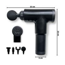 Pistola De Massagem Miofascial Massagem Muscular Bivolt Cor Sortida