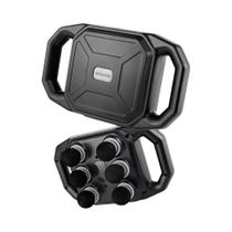 Pistola De Massagem Sem Fio De Alta Frequência Com 42 Cabeçotes, Massageador De Tecido Profundo De