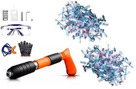 Pistola De Pino Fixação + 220 Pregos Ação Direta Finca Pinos