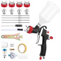 Pistola de Pintura a Ar Gyfent R500 LVLP com 4 Bicos