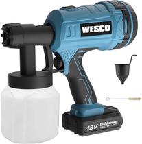 Pistola de pintura a bateria 18v wesco ws2342.9 Pistola de pintura a bateria 18v wesco ws2342.9
