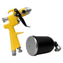 Pistola De Pintura Aerografica K3 Mini Profissional Bico Aerógrafo 0,5mm 150ml