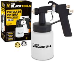 Pistola De Pintura Ar Direto Com Copo 600ml Baixa Pressão Btpn350 The Black Tools