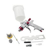 Pistola De Pintura Automotiva 1.3 1.7mm Bico 600CC Tanque De Plástico Aerógrafo Pulverizador De