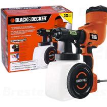 Pistola de Pintura Elétrica HVLP Profissional 350W 1,1L 800ml/min Black+Decker BDPH200