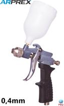 Pistola de pintura gravidade tipo aerografo para ar direto 5x ad bico 0.4mm- arprex