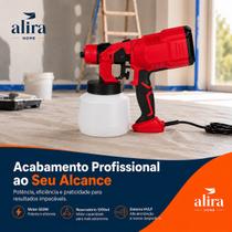 Pistola de Pintura HVLP Pulverizadora de Tinta 550W Profissional Alira Home