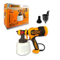 Pistola De Pintura Ingco 530W Pulverizadora Sem Respingos 3 Padrões Jato Profissional