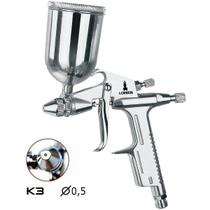 Pistola de Pintura K3 gravidade 90ml Bico 0,5 ajustável Alumínio GT53 - Lorben Pistola de Pintura K3 gravidade 90ml Bico 0,5 ajustável Alumínio GT53 - Lorben