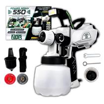 Pistola De Pintura Nauber Power Spray 550 550W Capacidade de1,2L Com 4 Bicos LED 220V Pistola De Pintura Nauber Power Spray 550 550W Capacidade de1,2L Com 4 Bicos LED 220V