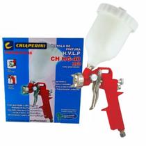 Pistola De Pintura Pneumática 600ml Ch Hg-40 Red
