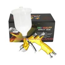 Pistola De Pintura Profissional Dourada 1.3/1.8mm TE20 T110 Bico Para Pintura Automotiva À Base De