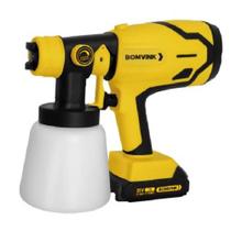 Pistola de pintura pulverizadora a bateria 21V com 2 baterias - BOM-9770 (110V/220V) Pistola de pintura pulverizadora a bateria 21V com 2 baterias - BOM-9770 (110V/220V)