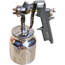 Pistola De Pintura Sucção Média Em Alumínio 1 L. Bico 1.8mm