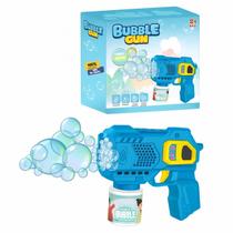 Pistola de Sabão Infantil Arminha de Bolhas Super LED