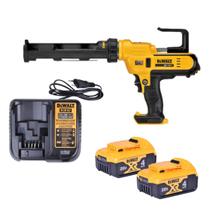 Pistola De Silicone 2 Bateria 20V 4ah DCE560B Carregador Bivolt - Dewalt