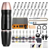 Pistola de tatuagem Solong SLP30TI302-1 Rotary com kit de fonte de alimentação