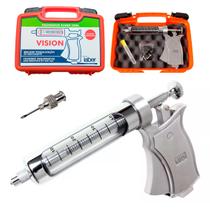 Pistola de Vacinação de Gado Animais Seringa Veterinária Kaber Vision Agrozootec Pistola de Vacinação de Gado Animais Seringa Veterinária Kaber Vision Agrozootec