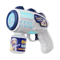 Pistola Elétrica de Bolhas de Sabão para Crianças - 40 Buracos - Automática