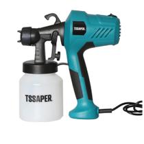 Pistola Elétrica Para Pintura Pulverizador de Tinta com Bico de Metal e Compressor 450w - TSSAPER Pistola Elétrica Para Pintura Pulverizador de Tinta com Bico de Metal e Compressor 450w - TSSAPER