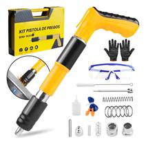 Pistola Fixação Ação Direta Finca Pinos Drywal Gesso Direta