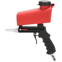 Pistola Jato de Areia Jateamento Pneumática Portátil Lorben 90 Psi 600 ml