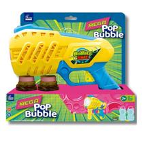 Pistola Lança Bolha De Sabão Mega Pop Bubble - Fenix