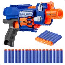 Pistola lança dardos automática pro storm com 20 dardos