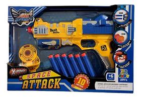 Pistola Lança Dardos De Espuma semelhante Nerf Com Acessórios