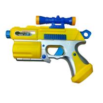 Pistola Lança Dardos Plástica + Alvo + 3 Dardos Ponta Lisa