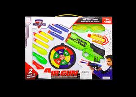 Pistola lançadora de dardos com acessórios infantil