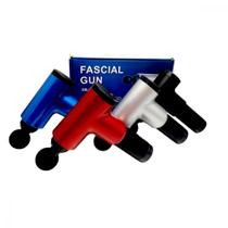 Pistola Massageador Elétrico Muscular Portátil Fascial Gun GB-820 (***DISPONÍVEL 32 PRATA, 09 VERMELHO E 05 AZUL)